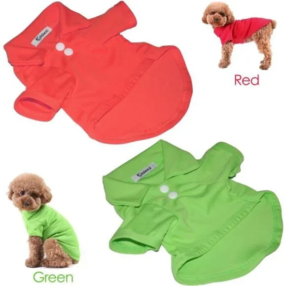 4 Pieces Dog T-Shirt, Breathable Pet Shirts, Puppy Sweatshirt Dog Clothes Outfit - Picture 5 of 7